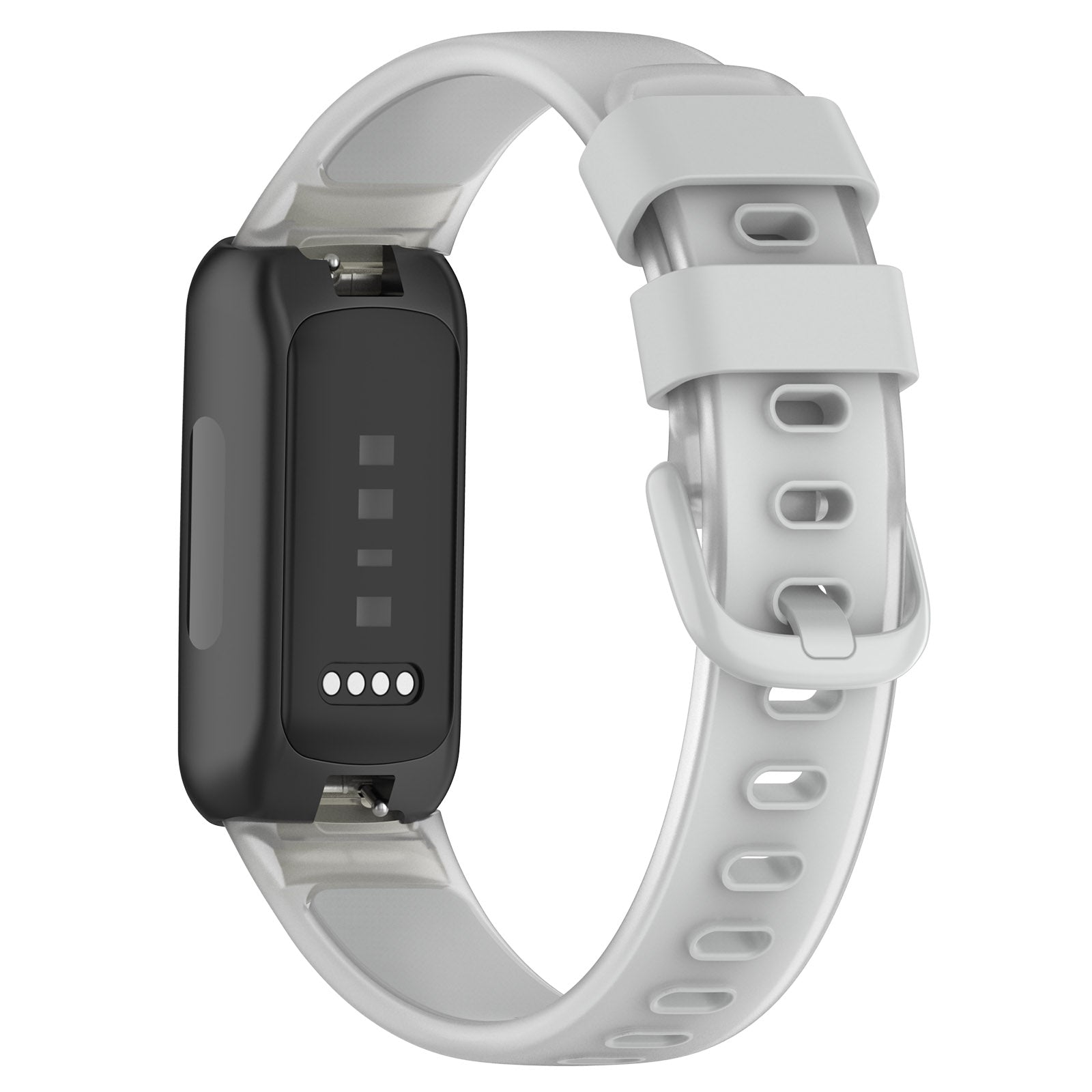 For Fitbit Inspire 3 Silicone Watch Band Dual Color Transparent Wrist Strap For Fitbit Inspire 3 Silicone Watch Band Dual Color Transparent Wrist Strap